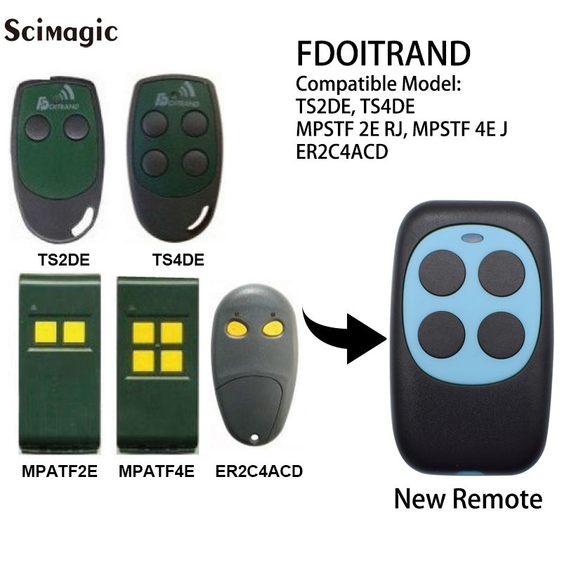 Smart Garage Door Opener - Fdoitrand Compatible remote control 433MHz hearty