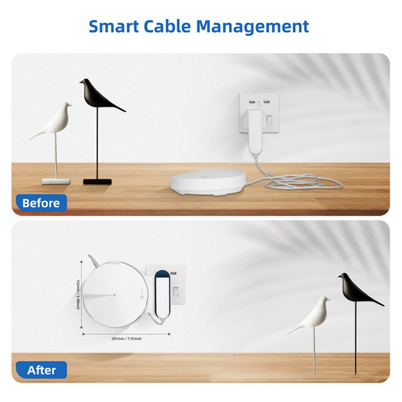 Smart Home Router - Outlet Mount Hanger For TP-Link Smart