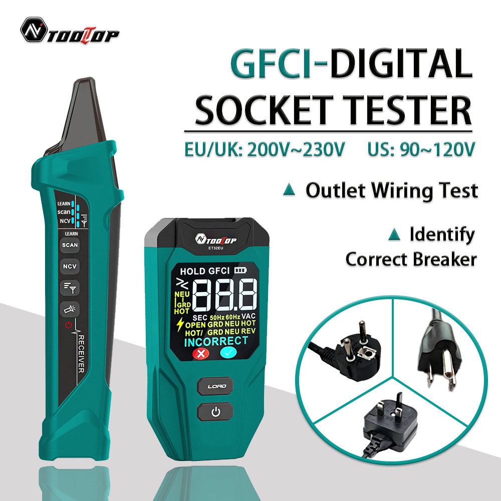 Home Automation Kit - TOOLTOP ET32 Digital Circuit Breaker Finder