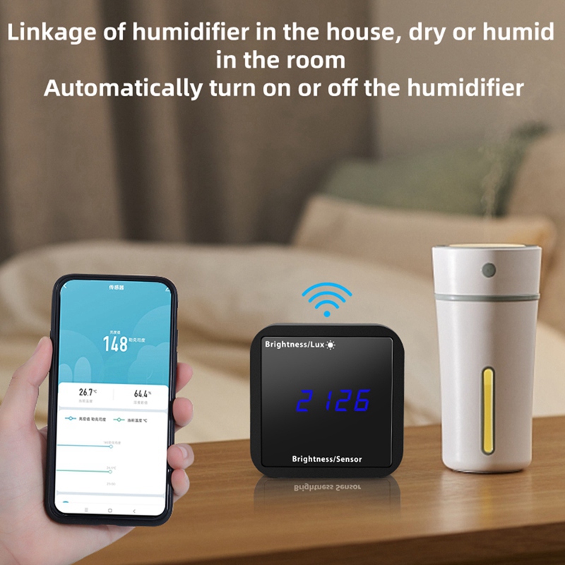 Smart Home Zigbee - Tuya ZigBee Light Sensor Brightness Detector
