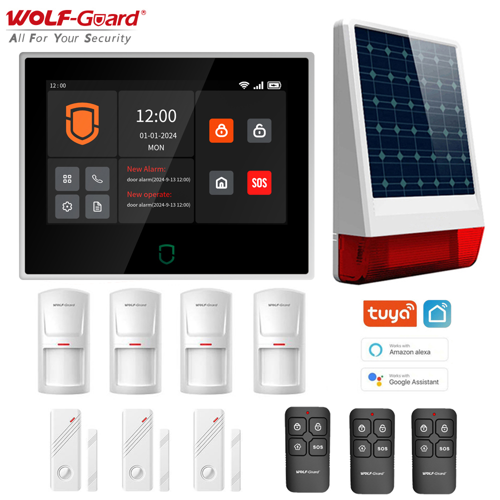 Home Automation Kit - Wolf-Guard 7 inch Touch Screen WiFi