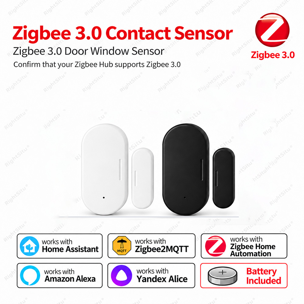 Smart Home Yandex - Zigbee 3.0 Magnetic Door Window Sensor