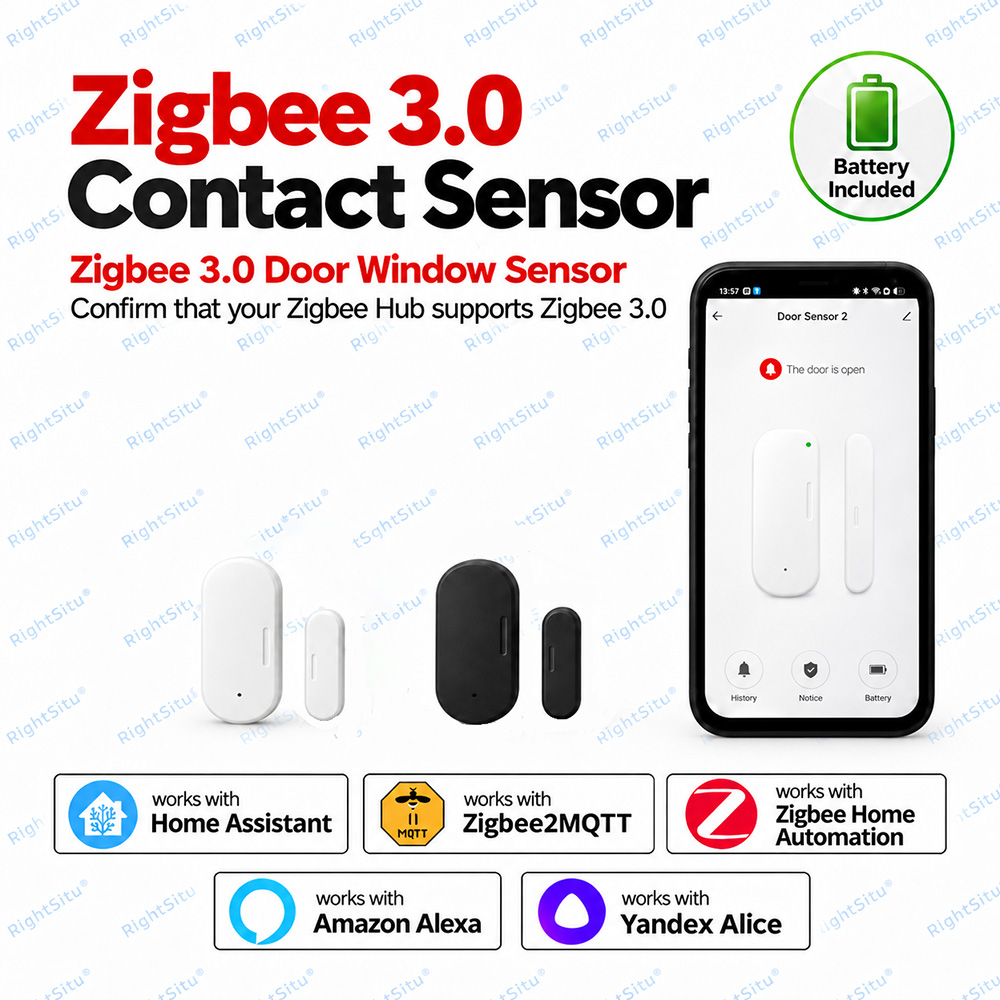 Smart Home Yandex - Zigbee 3.0 Contact Sensor Smart Door