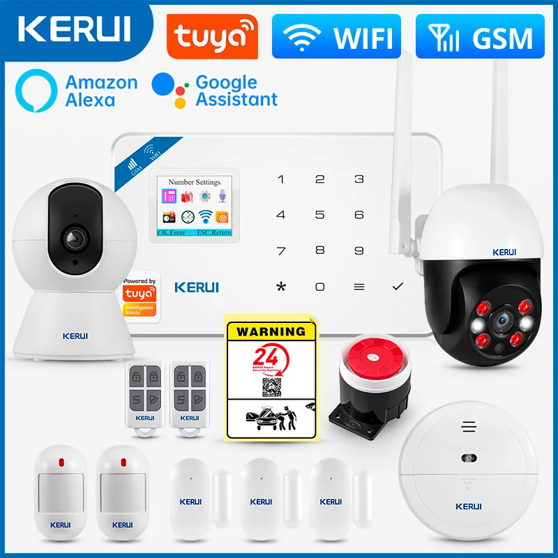 Home Automation Kit - KERUI W181 Alarm System Security Home