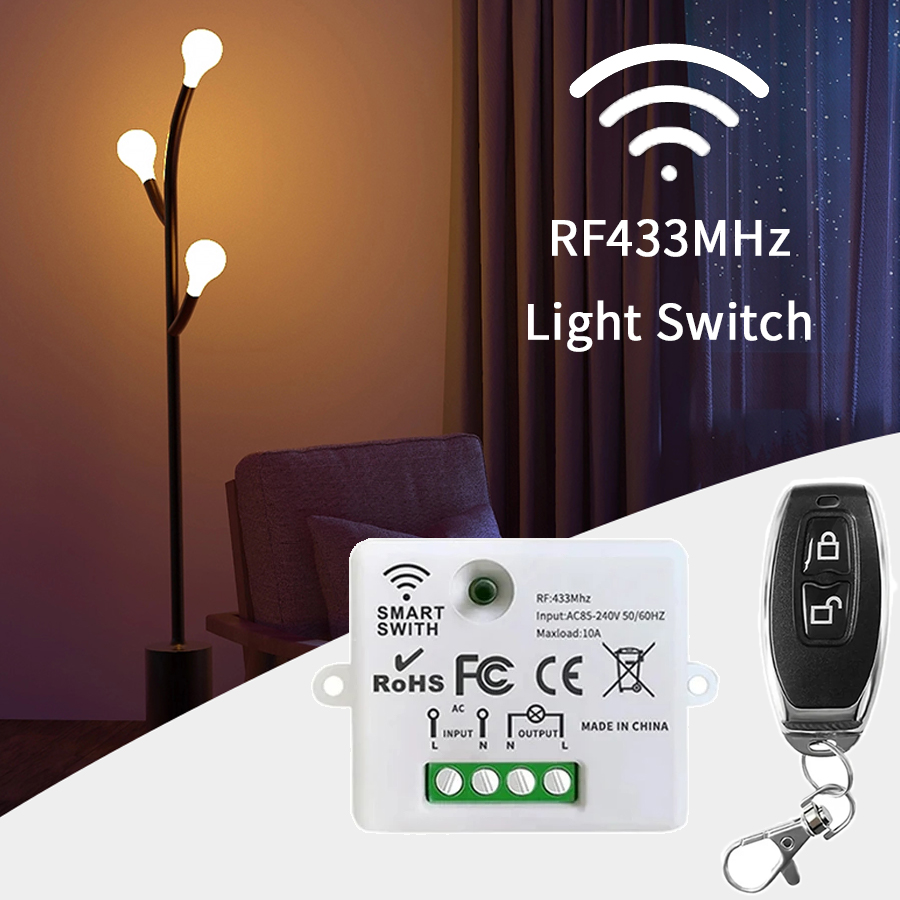 RF 433MHz Wireless Remote Cont - огляд і ціна Smart Home Remote Control
