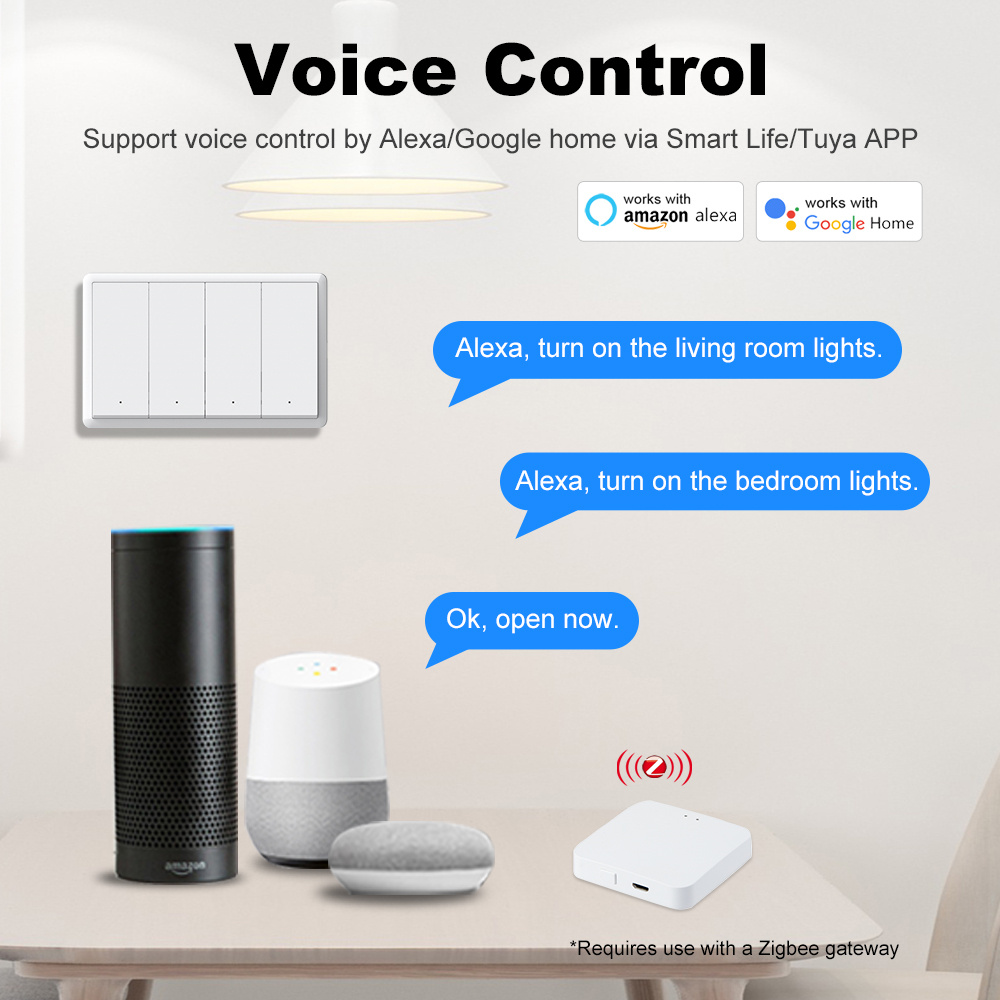 Manhot Smart zigbee Switch No  - огляд і ціна Smart Home Zigbee