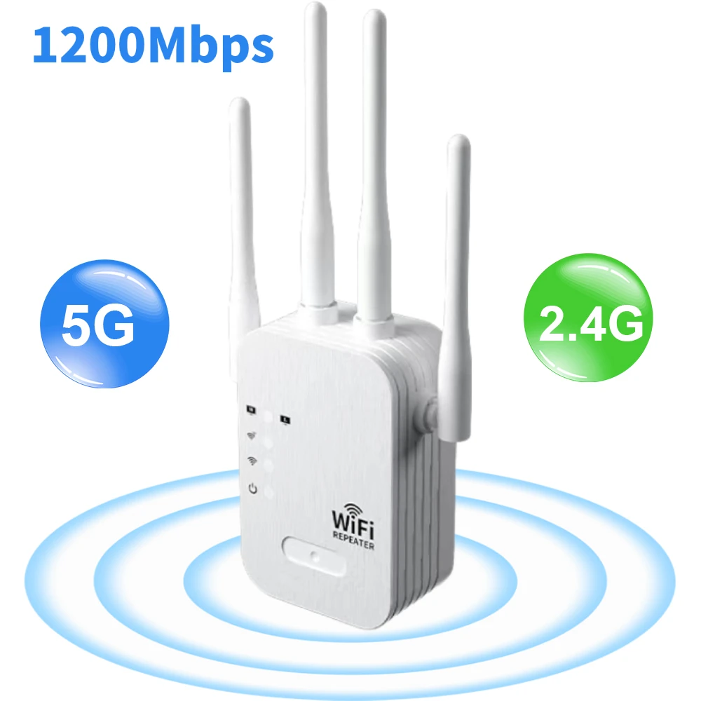 1200Mbps WiFi Repeater Wireles - огляд і ціна Smart Home Router
