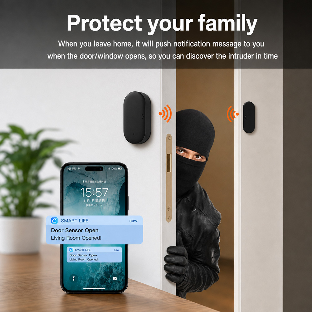 Tuya Zigbee 3.0 Mini Door Wind - огляд і ціна Smart Home Miniature
