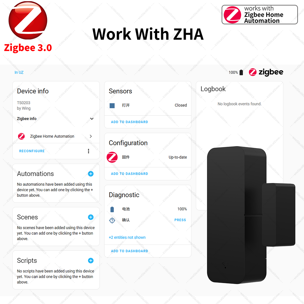 Zigbee 3.0 Door Window Sensor  - огляд і ціна Smart Home Yandex