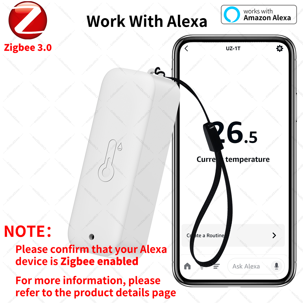 Zigbee 3.0 Temperature Humidit - огляд і ціна Smart Home Yandex