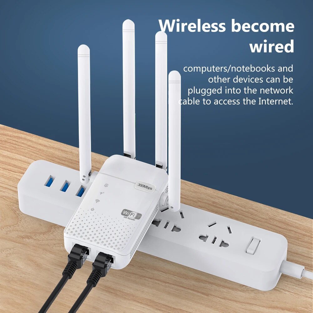 300Mbps Wireless WiFi Repeater - огляд і ціна Smart Home Router