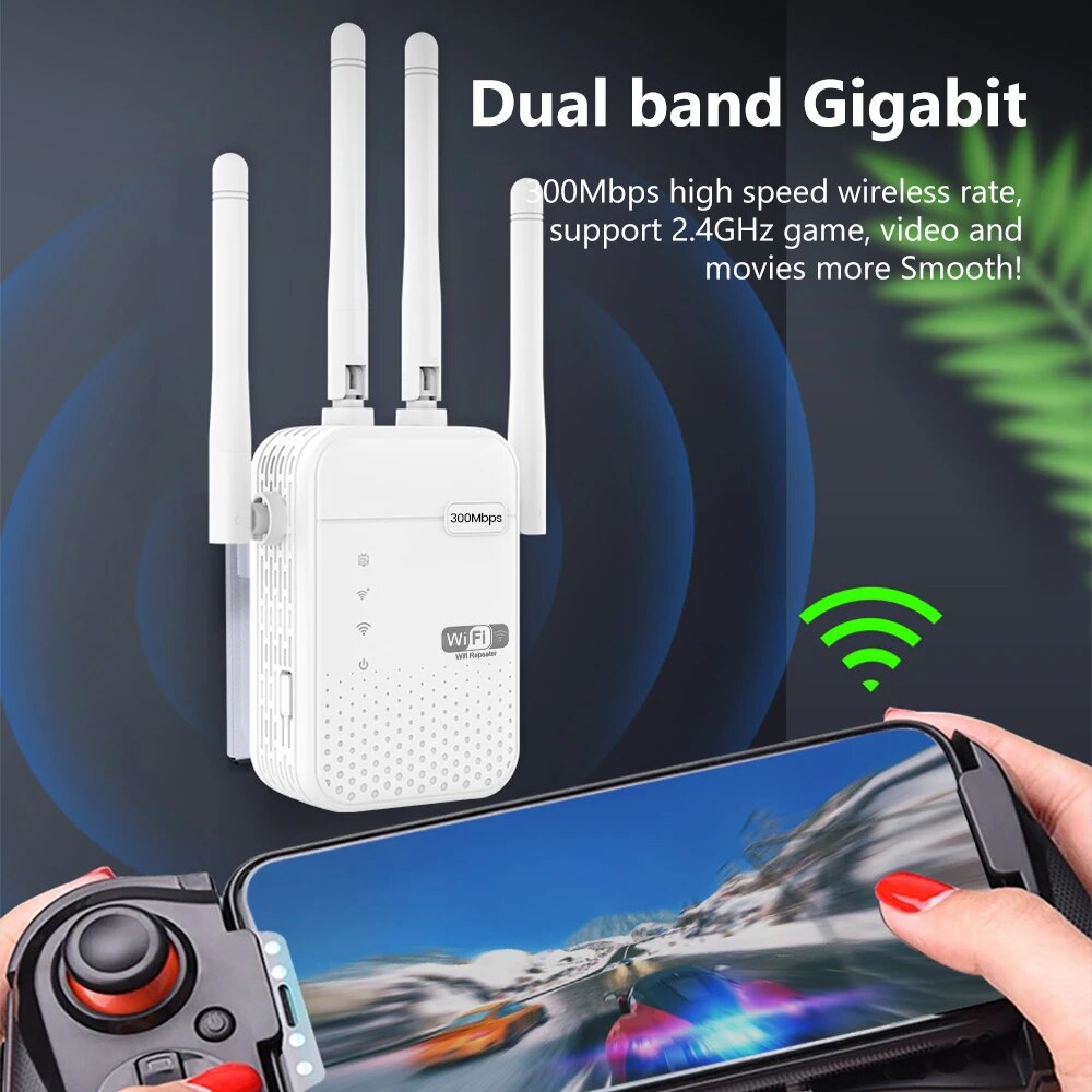 300Mbps Wireless WiFi Repeater - огляд і ціна Smart Home Router