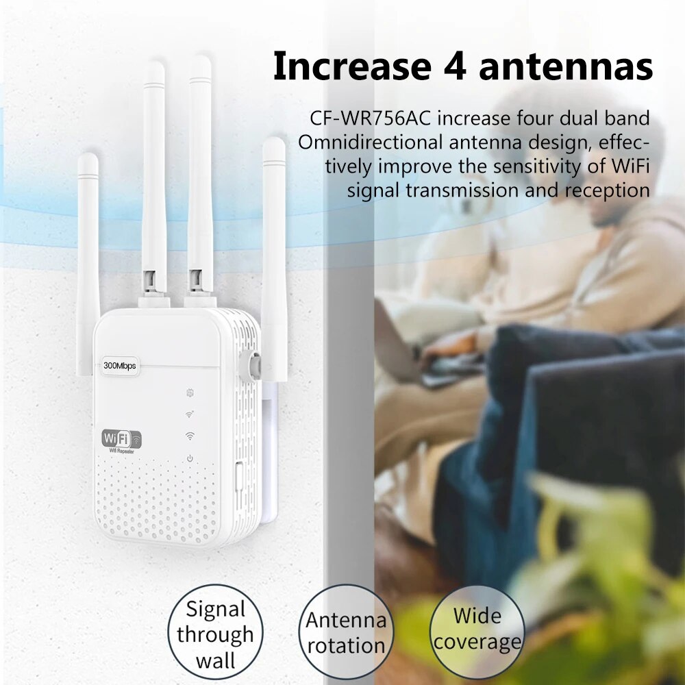 300Mbps Wireless WiFi Repeater - огляд і ціна Smart Home Router
