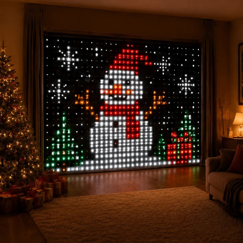LED Pixel Curtain Lights Bluet - огляд і ціна Smart Home Control