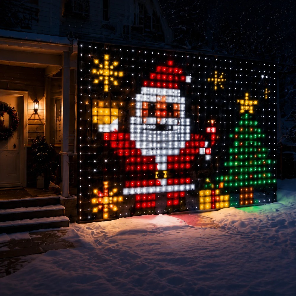 LED Pixel Curtain Lights Bluet - огляд і ціна Smart Home Control