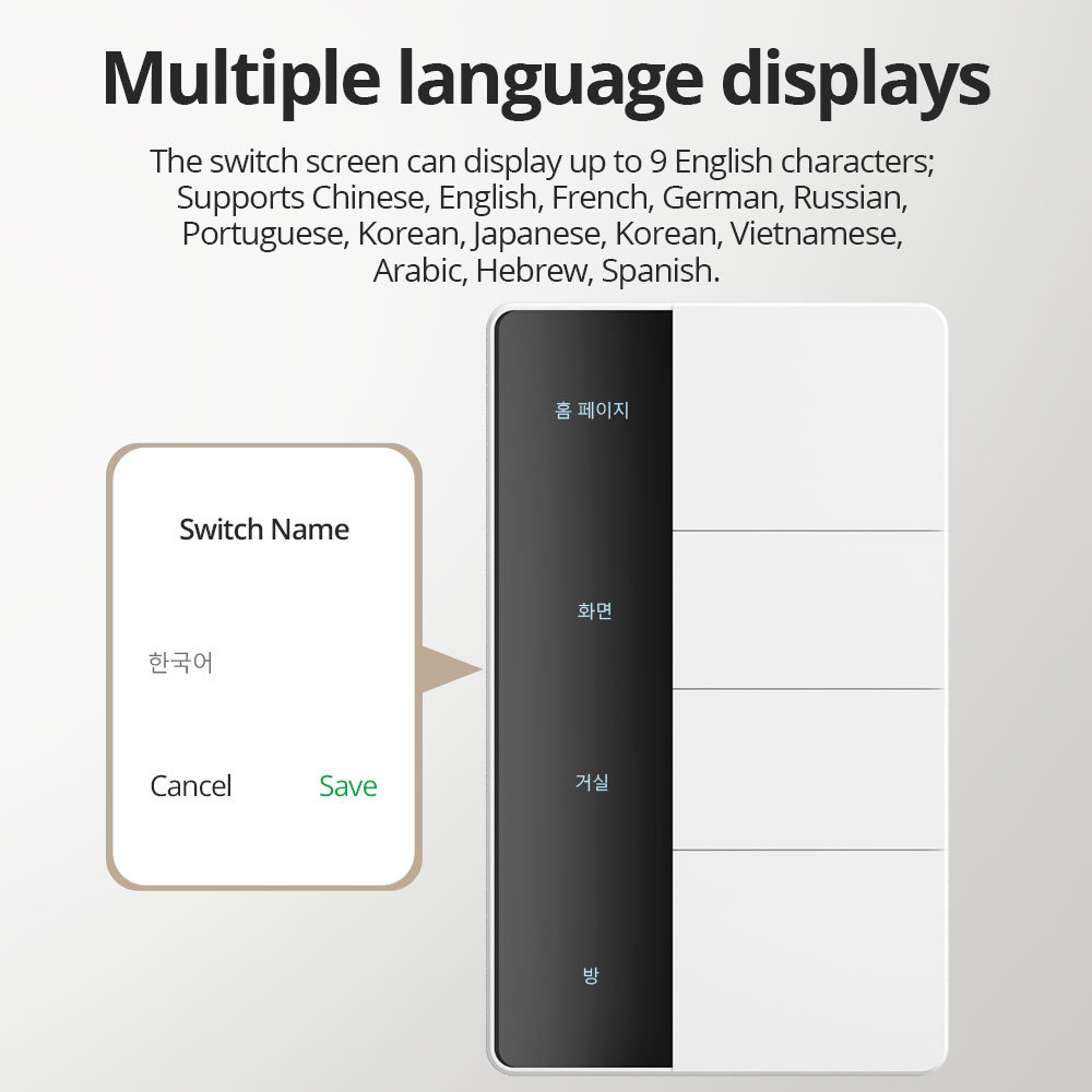 1234 Gang US Type Zigbee Push  - огляд і ціна Smart Home Zigbee