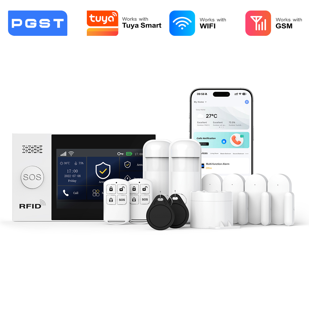 PGST 2G GSM WiFi Alarm System  - огляд і ціна Home Automation Kit