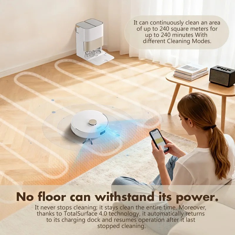 Robotic Vacuum Cleaner, Wet Dr - огляд і ціна Smart Home Remote Control