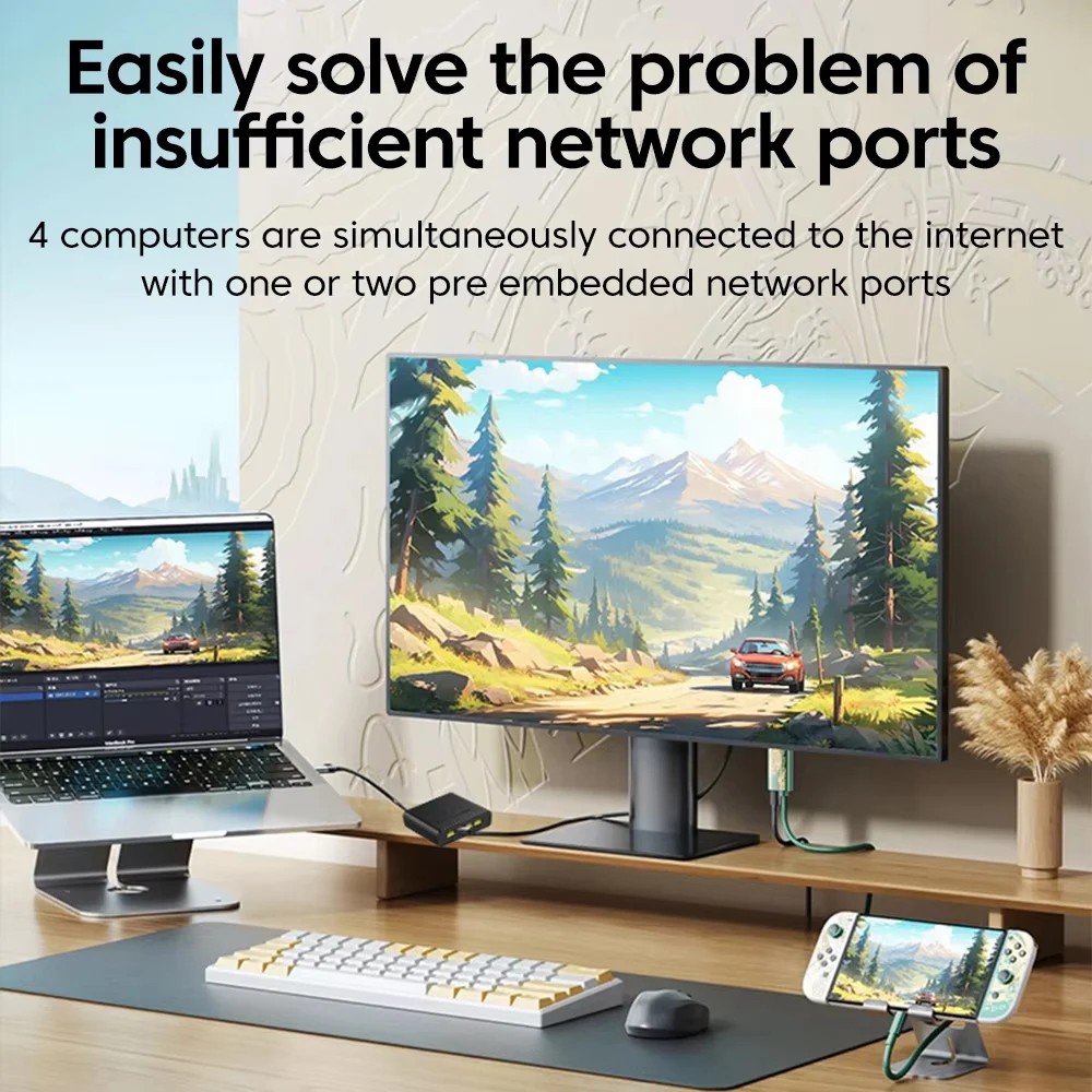 KEBIDU 5 Ports 1000Mbps Gigabi - огляд і ціна Smart Home Router