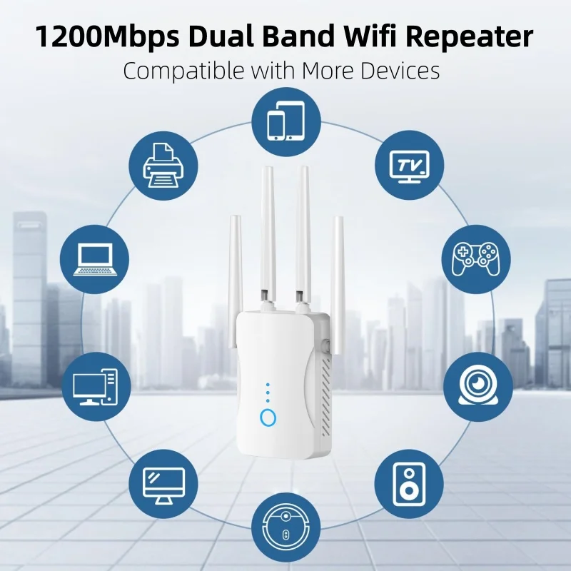 1200Mbps Dual Band WiFi Repeat - огляд і ціна Smart Home Router