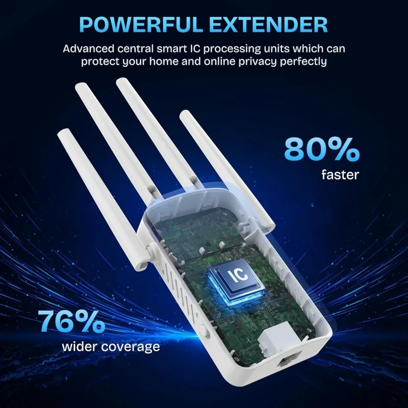 1200Mbps Dual Band WiFi Repeat - огляд і ціна Smart Home Router