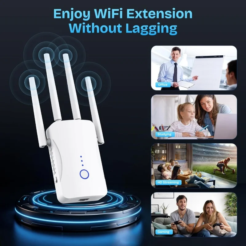 1200Mbps Dual Band WiFi Repeat - огляд і ціна Smart Home Router
