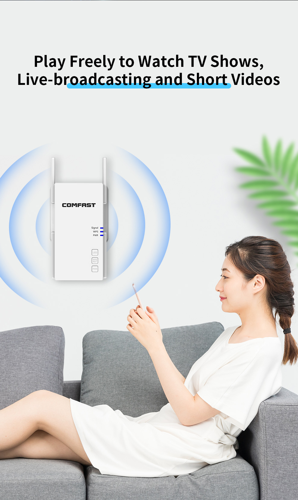 Comfast AC1200/AC2100 Dual-Ban - огляд і ціна Smart Home Router