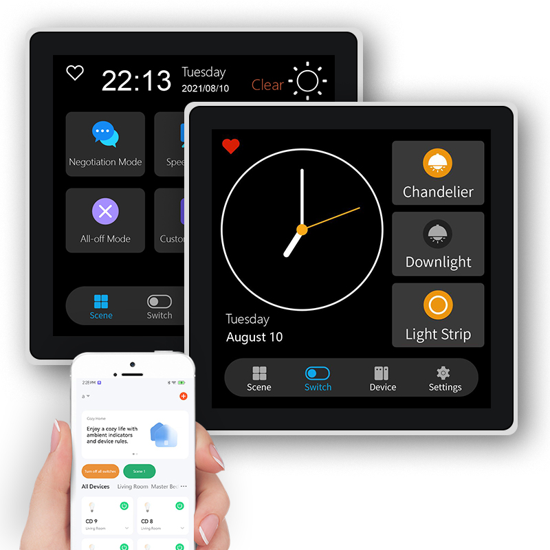 FUERS 4 Inch Touch Screen Mult - огляд і ціна Smart Home Zigbee