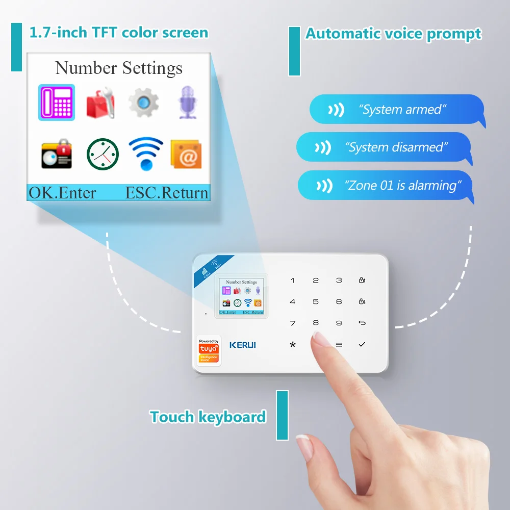KERUI W181 Alarm System Securi - огляд і ціна Home Automation Kit