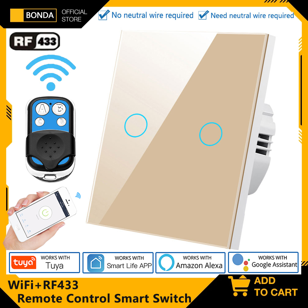 Tuya EU WiFi+RF433 Smart Remot - огляд і ціна Smart Home Remote Control