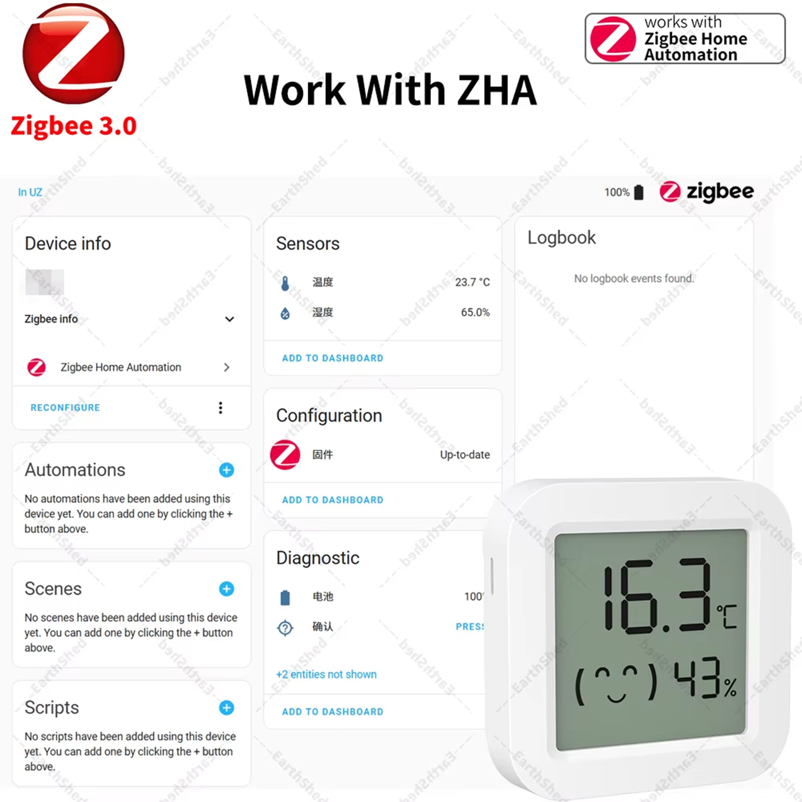 Zigbee 3.0 Temperature and Hum - огляд і ціна Smart Home Yandex