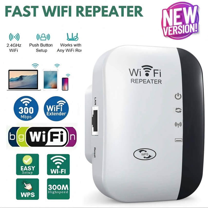 300Mbps WiFi Repeater Wireless - огляд і ціна Smart Home Router