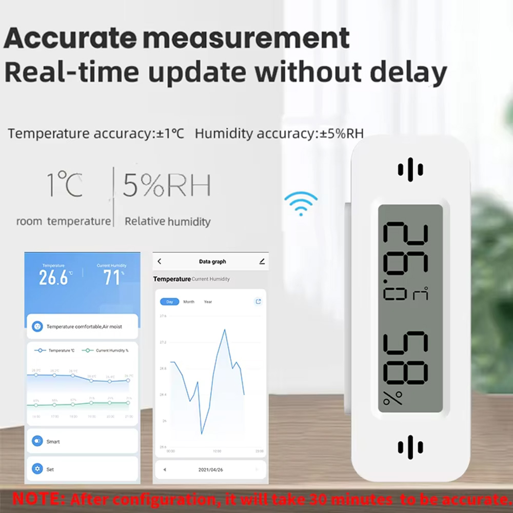 Tuya Zigbee WiFi Mini Temp & H - огляд і ціна Smart Home Miniature