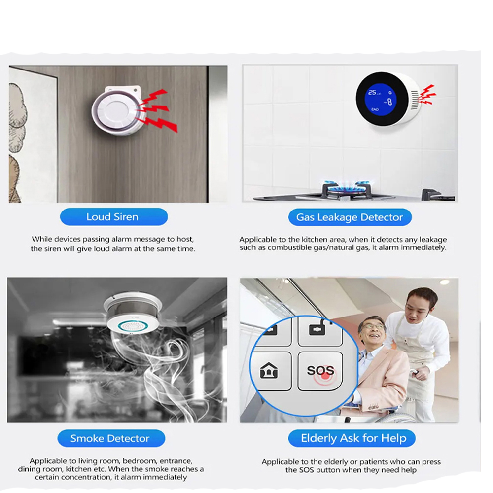 PGST 4G Tuya Smart Home Alarm  - огляд і ціна Home Automation Kit
